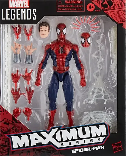 MARVEL LEGENDS MAXIMUM SERIES ACTION FIGURE SPIDER-MAN 15 CM